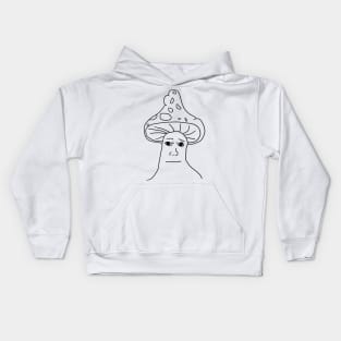 Shroomjak / Mushroom Wojak Meme Kids Hoodie